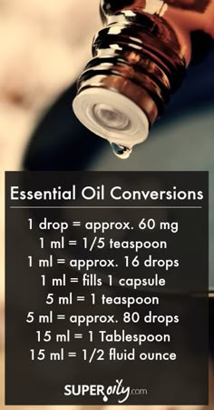 Essential oil conversion chart Oil Remedies, Essential Oils Health, Yl Essential Oils, Diy Kosmetik, Essential Oils Herbs, Young Living Oils, Using Essential Oils