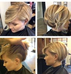 Haircut And Color, Short Hairstyle, Trending Haircuts, Love Hair, Short Hair Cuts For Women, Undercut, Hair Today, Great Hair