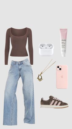 Baggy Outfit Ideas, Brown And Pink, Brown Outfit, Weekly Outfits, Winter Fashion Outfits