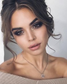 Wedding Makeup Ideas For Brides [2022 Guide FAQs] ★ wedding makeup dark eyes nude lips lenabogucharskaya Makeup Dark Eyes, Wedding Makeup Dark, Brides 2023, Wedding Makeup Ideas, Makeup Dark, Wedding Makeup Bride, Natural Glam Makeup, Pretty Eye Makeup, Makeup Drawing