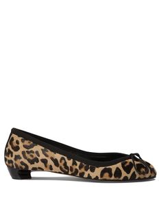 These flats are like a little slice of luxury for your feet, blending comfort with a dash of wild sophistication. With their unique leopard print, they’re perfect for adding a bit of flair to any outfit. Trust me, they’ll become your go-to for both casual days and chic nights. Round toe for comfort and style Grosgrain trim and leather bow detail Durable leather sole Modest 2 cm heel height | Alexander Mcqueen Women's "armadillo" Ballet Flats in Beige | Size IT 37 | 797579WLEN72044 Designed Shoes, Leather Bow, Leather Cap, Leather Bows, Calf Hair, Look Casual, Mens Shoes Sneakers, Shoulder Handbags, Womens Flats