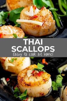 thai scallops are easy to cook at home