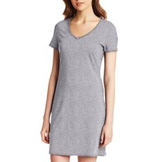 Nautica V-Neck Knit Sleepshirt / Sleep Dress / Gown. Color: Gray / Blue New With Tags Size Small Hits Above The Knee V-neck Sleepwear, Casual Cotton V-neck Sleepwear, Casual Fitted V-neck Sleepwear, Casual Short Sleeve Nightgown For Daywear, Fitted Cotton V-neck Sleepwear, Casual Cotton Nightgown With Crew Neck, Fitted V-neck Top For Lounging, Casual Cotton Crew Neck Nightgown, Cotton V-neck Loungewear Dresses