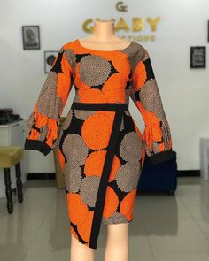 Ankara Summer Dresses, African Dress For Ladies, Dresses For Office, Dresses African Print, Dresses Ankara, African Attire Dresses, Dress For Ladies