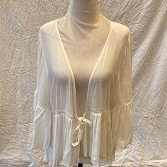 Never Worn. Perfect Condition. Kimonos, Lace Detail, Bell Sleeves, Super Cute, Top Blouse, Womens Tops, Lace, Women Shopping, Color