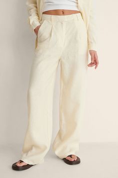 Wide Leg Linen Pants, Leg Pants, Wide Leg Pants, Casual Pants