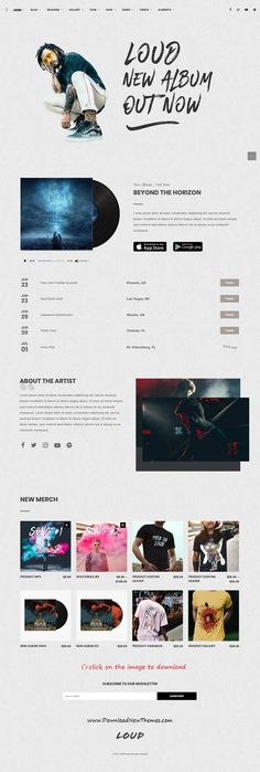 the website design is clean and modern