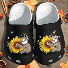 Introducing our adorable Clogs Shoe – Clog Shoe Cute Sloth Loves Sunflower Shoes Cancer Autism Awareness Clogs Clog Sloth Lover! Sloth Lovers, Sunflower Gifts, Crocs Clogs, Crocs Classic Clogs, Cute Sloth, Crocs Shoes, Clogs Shoes, Wear Pink, Buy Shoes