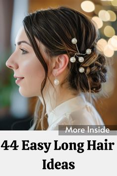 Simplify your hair routine with these 44 easy long hair ideas that are both stylish and effortless! From quick braids and chic ponytails to elegant updos and loose waves, these hairstyles are perfect for any occasion. Discover how to make the most of your long locks with minimal effort and maximum impact. Tap the link for more style inspiration! Easy Asian Hairstyles Long Hair, How To Keep Long Hair From Tangling, Medival Hairstyle Long Hair