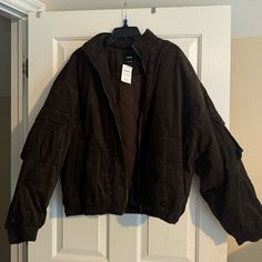 Brand New, Never Worn, Size M/L, Perfect Condition Fall Utility Outerwear With Corduroy Collar, Fall Corduroy Utility Jacket, Brown Corduroy Outerwear For Streetwear, Fall Utility Corduroy Jacket, Corduroy Utility Jacket For Fall, Spring Utility Corduroy Outerwear, Winter Utility Corduroy Jacket, Spring Utility Outerwear With Corduroy Collar, Utility Outerwear With Corduroy Collar For Spring