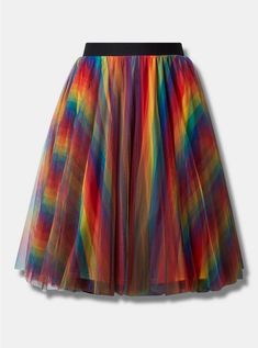 Tulle Skirts Outfit, Rainbow Skirt, Skirt Images, Tulle Midi Skirt, Glam Style, Glam Fashion, Tutu Skirt, Capsule Collection, Hen Party