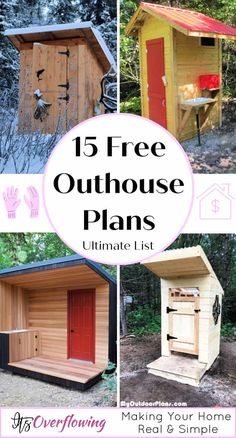 the ultimate guide to making your own outhouse plans for $ 5, 000 or less