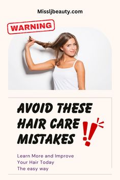 Are you unknowingly damaging your hair? 🌟 Discover the top hair care mistakes most women make and learn how to keep your locks healthy and gorgeous! Say goodbye to dull, damaged hair with these essential tips. 💇‍♀️ #WomensHairCare #HealthyHair #HairCareMistakes Beauty Tech, Brittle Hair, Hair Care Routine, Flawless Skin