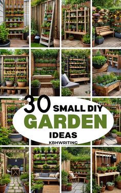 30+ Small Garden DIY Ideas Mini Garden In Pot, Vertical Gardens Outdoor, Vertical Garden Bed, Gardening Diy Ideas, Secret Garden Ideas Diy Small Spaces, Small Patio Vegetable Garden, Mini Garden Ideas Small Spaces Indoor, Mini Garden Ideas Small Spaces Balcony, Mini Garden Ideas Small Spaces Outdoor