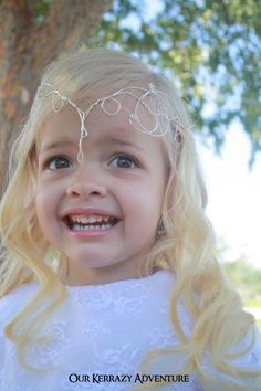 Blonde Elf Girl, Blonde Elf, Lady Galadriel, Elf Girl, Diy Crown, Diy Cleaning Products, My Daughter, Diy For Kids