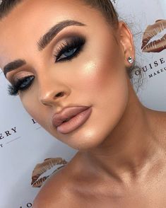 Brown Smokey Eye Makeup, Pale Skin Makeup, Birthday Makeup Looks, Ball Makeup, Maquillage On Fleek, Glitter Makeup Looks, Party Makeup Looks, Natural Everyday Makeup, Prom Eye Makeup