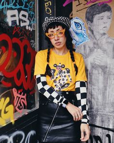 Colorful Alternative Outfits, Clashing Patterns Outfits, Eclectic Aesthetic Fashion, Colorful Alternative Fashion, Funky Style Outfits, Eclectic Style Fashion, Maximalist Style Fashion, Eccentric Outfits, Maximalist Fashion Style