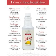 Cleaner Recipes, Living Essentials Oils