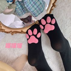 3D Cat Paw Pattern Socks PN3853 ●Size:Standard. ●About Shipping: We attach great importance to the orders of each customer and parcel delivery. 1.Processing time: 2-3 business days. 2.Shipping time: 10-15 business days to US, please allow 3-4 weeks shipping to other country.(Shipping times can be affected by variable customs clearance times or public holidays.) Cute Black Non-slip Socks, Cat Paw Pattern, Paws Socks, Girls Knee High Socks, Thigh Socks, Animation Anime, Over Knee Socks, Paw Pattern, Socks Cute