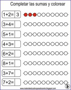 a printable worksheet with numbers for children to learn how to count them