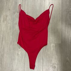 Never Used! Opened Back Bodysuit. Chic Red Bodysuit For Summer, Red Bodysuit For Summer Night Out, Red One-piece Swimwear For Night Out, Chic Red Swimwear For Night Out, Red Summer Party Bodysuit, Lady In Red, Open Back, Full Service, Fast Delivery