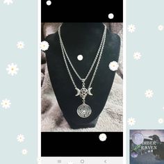 🐕 Big deals! Hekate Triple moon necklace only at $36.0 Hurry. #HekatesWheel #pagan #Goddess #Hecate #moon #TripleMoon #strapholos #wicca #necklace #protection Wicca Necklace, Goddess Hecate, Pagan Necklace, Pagan Goddess, Clarksville Tn, Triple Moon, Moon Pendant, Moon Necklace, Charm Necklace