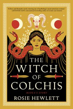 the witch of couchis by rose hewlett, illustrated in gold and black