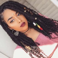 Top 9 Natural Hair Trends 2019 That Showcase Real Faux Dreads, Kanekalon Hairstyles, Marley Hair, Pelo Afro