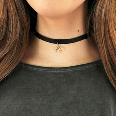 Trendy Choker With Charm Will Accentuate Your Outfit! 12" Long With 3.5" Extensionlobster Claw Closurefaux Leatherworn Goldtone.75" Charm Trendy Chokers, Your Outfit, Black Faux Leather, Womens Jewelry Necklace, Choker, Gold Tones, Faux Leather, Jewelry Necklaces, Necklaces