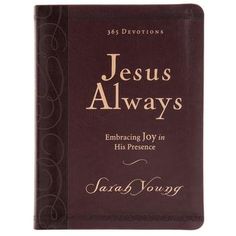 the book jesus alwayss embracing joy in his presence by james vosony on white background