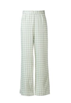 "Light watercolor check pants with side pockets the straight fit culottes pants are stretchable and comfortable. Pair it with matching ruched tops from London Rag.Rise: High RiseLength: Ankle LengthFit: Regular FitPockets: TwoElasticated WaistlineComfortable Fabric95% Polyester, 5% SpandexHand WashModel wears size S and is 175 cms. Tall.CLG8298"Made In: ChinaFabric Contents: Polyester Summer Plaid Loungewear Pants, Spring Plaid Loungewear Pants, Summer Plaid Pants For Loungewear, Plaid Wide-leg Pants For Spring, Spring Plaid Wide-leg Pants, Summer Plaid Wide-leg Bottoms, Summer Plaid Wide Leg Bottoms, Summer Wide Leg Plaid Bottoms, Spring Plaid Wide Leg Pants