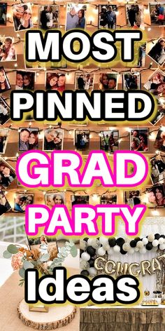 the most pinned graduation party ideas