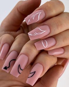 Angel Nails, Fake Nails Designs, Edgy Nails, White Nail Designs, White Nail, Trendy Nail Art, Acrylic Nails Coffin Short, Short Acrylic Nails Designs