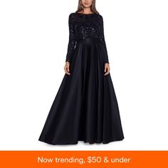 in stock Long Sleeve Ball Gowns, Embroidered Bodice, Sneaker Dress Shoes, Maternity Shops, Petite Outfits, Petite Dresses, 50's Dress, Barnes And Noble, Dress Details