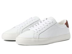 Marc Fisher LTD Aiden - Men's Shoes : White : The Marc Fisher LTD Aiden Sneakers are perfect for keeping your feet comfy. Leather upper, lining, and insole. Lace-up closure. Round-toe design. Synthetic outsole. Imported. Measurements: Weight: 1 lb Product measurements were taken using size 9, width M. Please note that measurements may vary by size. Weight of footwear is based on a single item, not a pair. White Leather Shoes, Marc Fisher, Shoes White, Toe Designs, White Sneaker, White Leather, Leather Shoes, Men's Shoes, Leather Upper