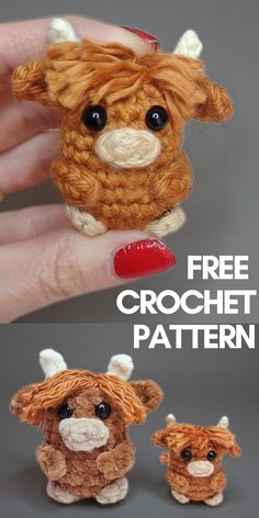 there is a crochet pattern for a stuffed animal that looks like a cow