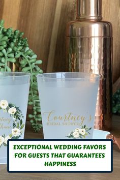 wedding favors for guests that guarantes happiness