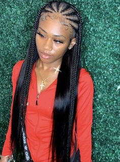 Long Hair Summer, Boxer Braids, Straight Bundles, Hair Brooch, Braided Cornrow Hairstyles, Braid Ideas