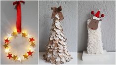 MANUALIDADES NAVIDEÑAS CON CARTON Y PAPEL.