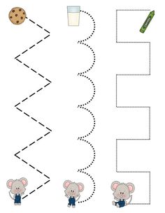 the worksheet for letter f is for mouse and cookies, which are on top of