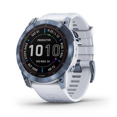 PRICES MAY VARY. Long-running solar powered multisport GPS watch with scratch-resistant Power Sapphire lens and always-on 1.4” display uses the sun’s energy to extend battery life; a built-in LED flashlight keeps you going after dark Battery performance: in smartwatch mode, up to 28 days while indoors or up to 37 days with solar charging in 3 hours of direct sunlight (50,000 lux) per day; in GPS mode, up to 89 hours indoors or up to 122 hours with solar charging continuously in direct sunlight ( Train Status, Music Storage, Touch Screen Interface, Altimeter, Garmin Fenix, Hard Workout, Solar Charging, Barometer, Windsurfing