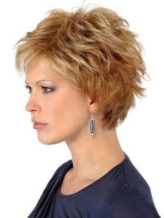 Nice Haircuts, Shaggy Cut, Short Hairstyles For Curly Hair, Short Hairstyles Ideas, Short Layer, Shaggy Hairstyles, Really Short Hair