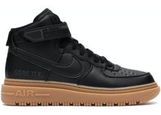 Nike Air Force 1 High Gore-Tex Boot Anthracite - CT2815-001 Boot Sneakers, Air Force One Shoes, Gore Tex Boots, Nike Air Force 1 Mid, Nike Air Force 1 High, Air Force 1 Mid, Air Force 1 High, Waterproof Shoes, Mens Nike Air