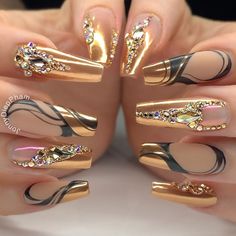 Black Nail, Glam Nails