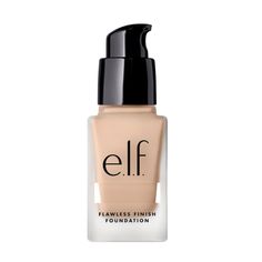 Elf Makeup Foundation, Elf Flawless Finish Foundation Swatches, Prom Essentials, Elf Foundation, Foundation Bottle, Makeup Products Sephora, Best Drugstore Foundation, Foundation Swatches, Makeup Advertisement