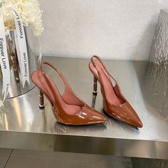 Size: 35-47 It comes with Dust box, Care manual, Tag, and Paper bag.Size Guide: Modern Brown Patent Leather Heels, Modern Brown Business Heels, Modern Brown High Heels, Heels Designer, Nude Heels, Heels Black, Lace Up Heels, Designer Heels, Bridal Shoes