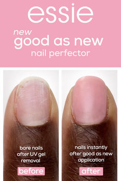 new essie ‘good as new’ nail perfector has a sheer pink demi-matte finish that instantly conceals any discoloration so your nails will look ‘good as new’💅🏽✨ say goodbye to nail imperfections and hello to a flawless canvas for nail polish. shop now Birthday Nail Designs, Pastel Nail Art, Pink Nail Art Designs, Simple Spring Nails, Easter Nail Designs, Ootd Instagram, Green Nail Designs, Cute Spring Nails, Pink Nail Art