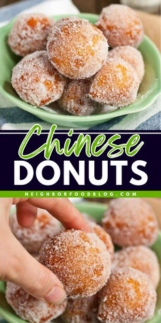 Put this donut hole recipe on your desserts to make at home! These Asian buffet style donuts are a simple sweet treat using just 3 ingredients. In less than 30 minutes, you can have these copycat Chinese donuts that are golden, puffy, and covered in sugar! Desserts To Make At Home, Donut Holes Recipe, Asian Buffet, Chinese Donuts, Donut Hole Recipe, Healthy Chinese Recipes, Asian Dinner Recipes, Buffet Style, Sugar Donut