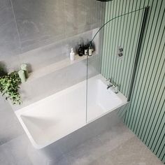 Back To Wall Shower Bath - Better Bathrooms Freestanding Shower Bath, Freestanding Corner Bath, Shower Bath Combo, Freestanding Bath With Shower, Tiny Bath, Bath Screen, Shower Over Bath, Bath Mixer Taps