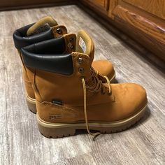 Mens Work Boots Worn 2x Perfect Condition Mens Work Boots, Timberland Pro Boots, Timberland Pro, Timberlands Shoes, Work Boots Men, Timberland Shoes, Timberland Mens, Work Boots, Tan Brown